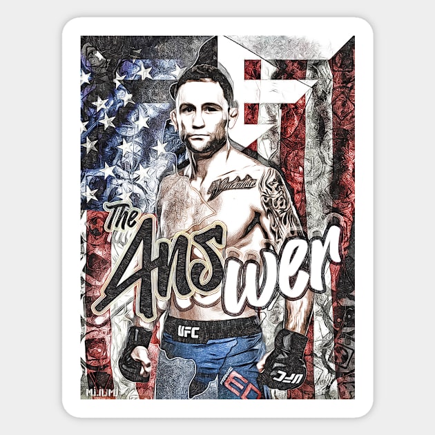 Frankie Edgar Sticker by SavageRootsMMA